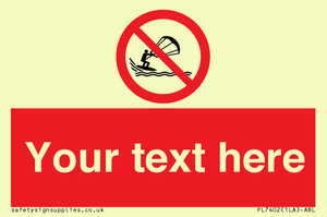 Custom No kite surfing